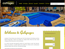 Tablet Screenshot of galapagoscottages.com